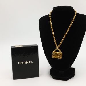 Chanel Bag Pendant Necklace