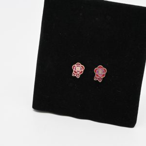 Chanel Camellia Stud Earrings