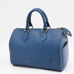 Louis Vuitton Speedy 25 in Toledo Blue Epi Leather