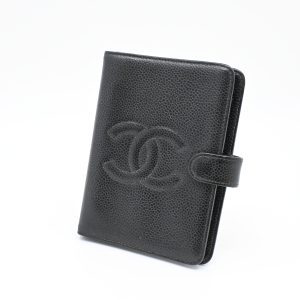 Chanel Agenda PM in Black Caviar Leather