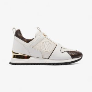 Louis Vuitton Run Away Sneakers White / Brown Monogram Mesh EU 37.5 UK 4.5