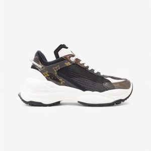 Louis Vuitton Run 55 White / Monogram Mesh EU 37 UK 4