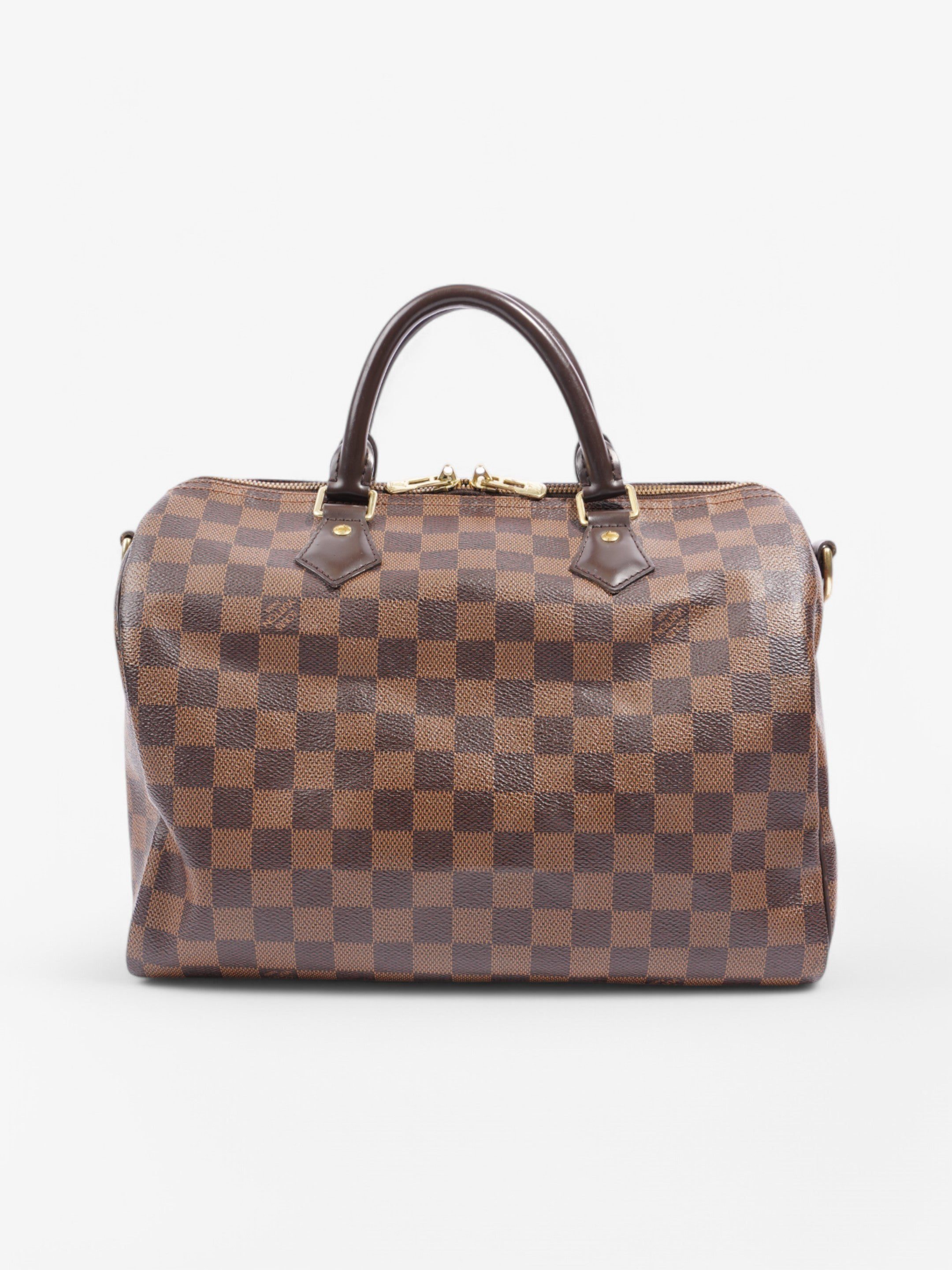 Louis Vuitton Speedy Bandouliere Damier Ebene Coated Canvas 30 - Image 4