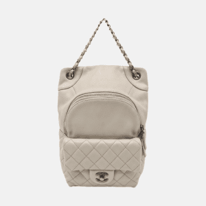 Chanel In Seoul Backpack Chalk White Calfskin Leather, 2015-2016