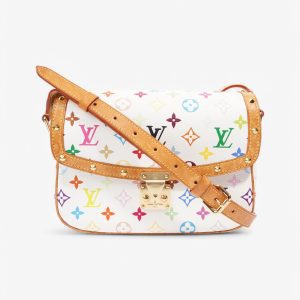 Louis Vuitton Sologne White / Multicolour Monogram Coated Canvas