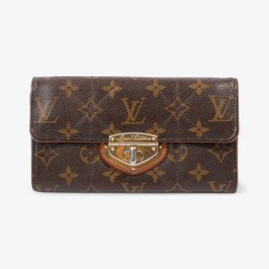 Louis Vuitton Sarah Wallet Monogram / Gold Coated Canvas