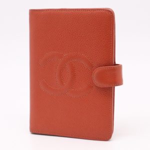 Chanel Agenda PM in Orange Caviar Leather