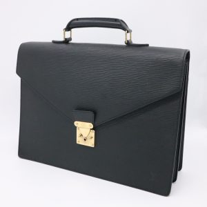 Louis Vuitton Serviette Consellier in Black Epi Leather