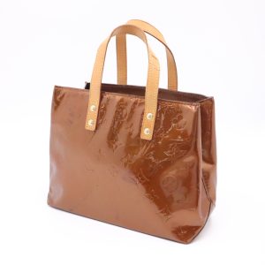 Louis Vuitton Reade PM in Bronze Vernis Leather