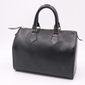 Louis Vuitton Speedy 25 in Black Epi Leather