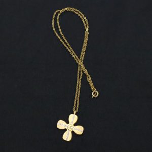 Chanel Clover Necklace
