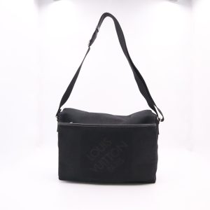 Louis Vuitton Terre Messenger Bag in Black Damier Geant Canvas