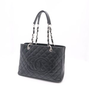 Chanel GST in Black Caviar Leather