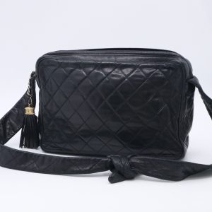 Chanel Camera Bag in Black Leather