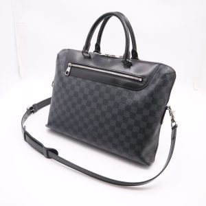 Louis Vuitton Porte Documents Jules in Damier Graphite Canvas