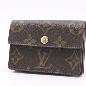 Louis Vuitton Porte Monnaie Accordion Wallet in Monogram Canvas