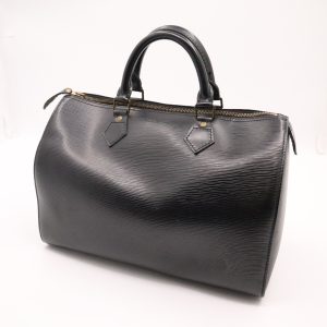 Louis Vuitton Speedy 30 in Black Epi Leather