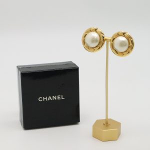 Chanel Clip-On Pearl Earrings