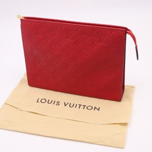 Louis Vuitton Toiletry 26 in Red Empreinte Leather