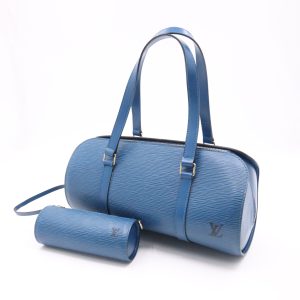 Louis Vuitton Soufflot in Toledo Blue Epi Leather
