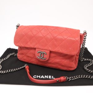 Chanel Coco Daily Flap in Red Leather