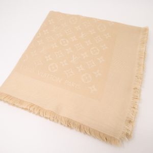 Louis Vuitton Scarf in Beige Monogram