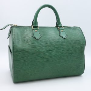 Louis Vuitton Speedy 30 in Green Epi Leather