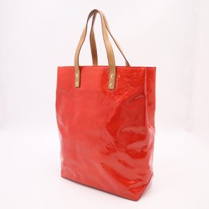 Louis Vuitton Reade MM in Orange Sunset Vernis Leather