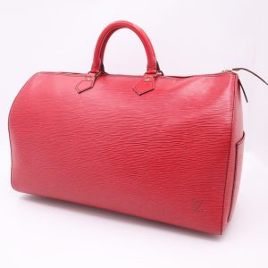 Louis Vuitton Speedy 40 in Red Epi Leather