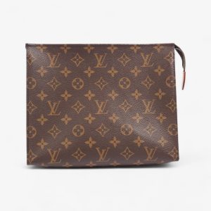 Louis Vuitton Toiletry Pouch 26 Monogram Coated Canvas