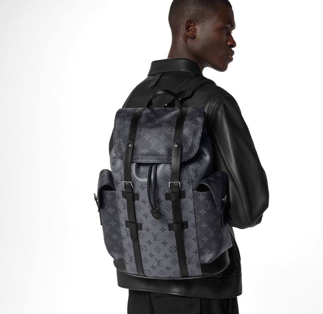 LOUIS VUITTON REVERSE MONOGRAM ECLIPSE CHRISTOPHER BACKPACK MM - Image 4