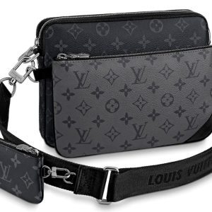 LOUIS VUITTON REVERSE MONOGRAM ECLIPSE TRIO MESSENGER BAG