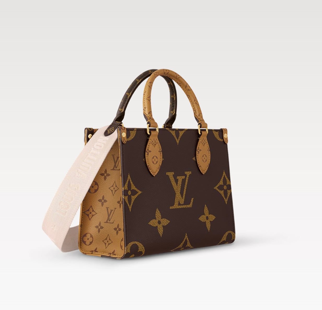 LOUIS VUITTON REVERSE MONOGRAM GIANT ONTHEGO TOTE BAG PM - Image 4