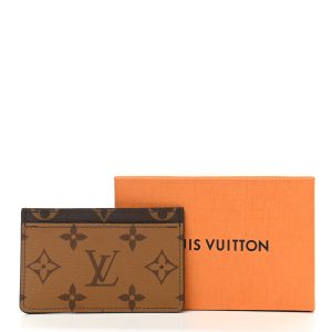 LOUIS VUITTON REVERSE MONOGRAM CARD HOLDER