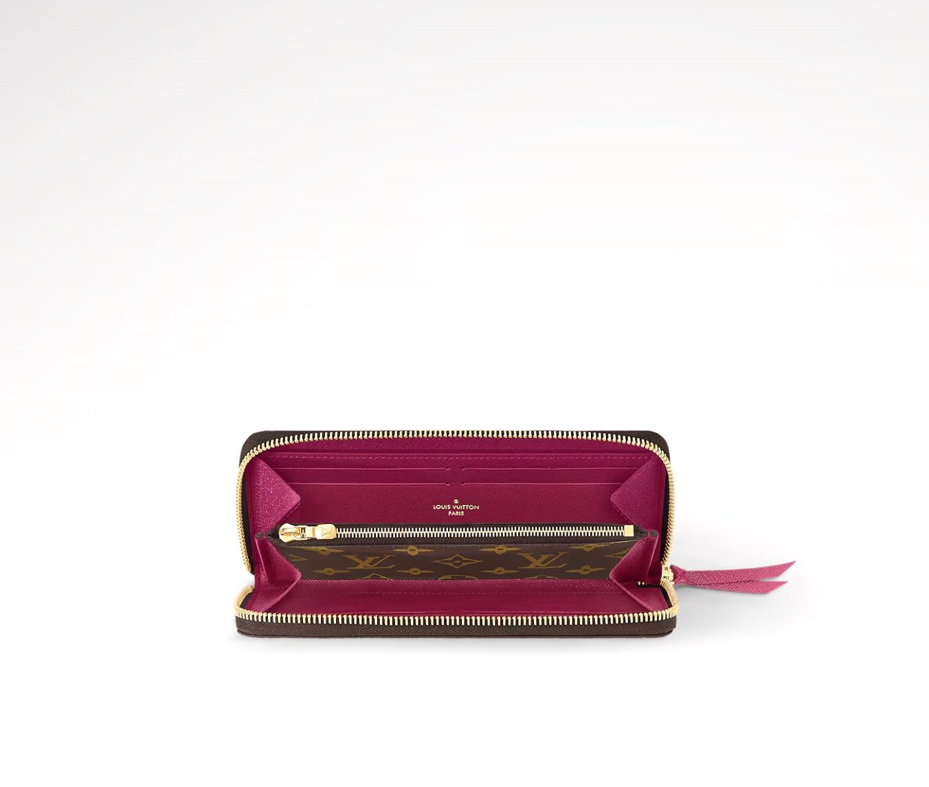 LOUIS VUITTON PORTEFEUILLE CLEMENCE MONOGRAM LONG WALLET - Image 3