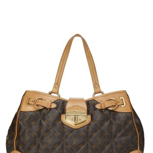 LOUIS VUITTON QUILTED MONOGRAM ETOILE CANVAS SHOPPER BAG