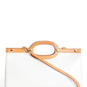 LOUIS VUITTON ROXBURY DRIVE VERNIS MONOGRAM PERLE BAG