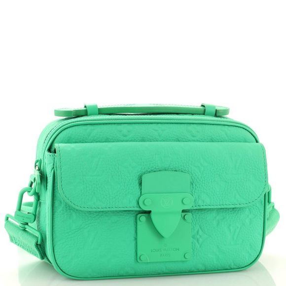 LOUIS VUITTON S LOCK MONOGRAM TAURILLON LEATHER MESSENGER BAG - Image 2