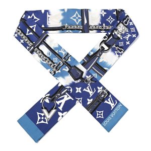 LOUIS VUITTON SILK MONOGRAM Escale Confidential Bandeau