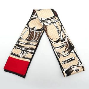 LOUIS VUITTON SILK TRUNKS BANDEAU SCARF