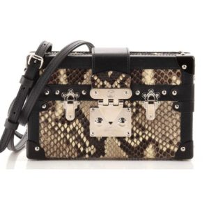 LOUIS VUITTON PYTHON SKIN MALLE TRUNK