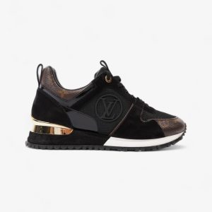 Louis Vuitton Run Away Trainer Black / Monogram Mesh EU 38 UK 5