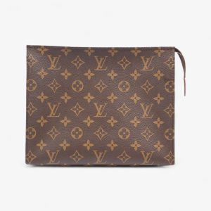 Louis Vuitton Toiletry Pouch Monogram Coated Canvas 26