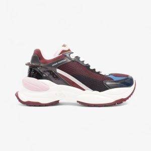 Louis Vuitton Run 55 Burgundy / Pink / Black Mesh EU 39 UK 6