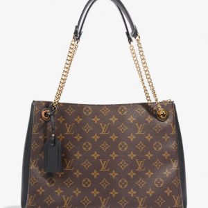 Louis Vuitton Serene Monogram / Black Coated Canvas MM