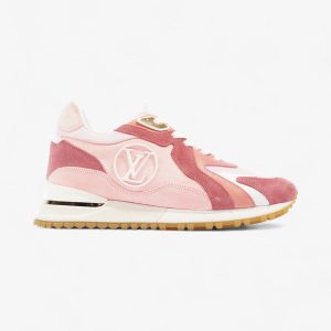 Louis Vuitton Run Away Pink / White Suede EU 38 UK 5
