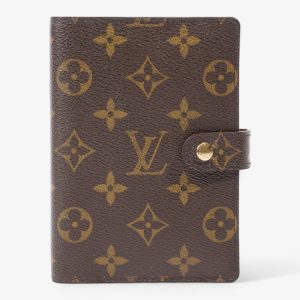 Louis Vuitton Small Ring Agenda Cover Monogram Coated Canvas