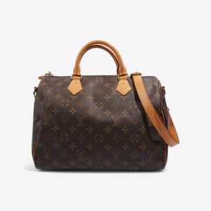 Louis Vuitton Speedy Bandouliere Monogram Coated Canvas 30
