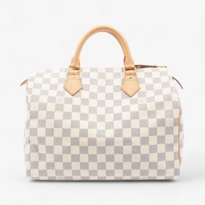 Louis Vuitton Speedy 30 Damier Azur Coated Canvas