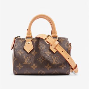 Louis Vuitton Speedy Bandouliere Monogram Coated Canvas Nano